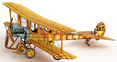[ABC 1975-21] Historic Aircraft B.E.2a-52纸模网 - 海量纸模型图纸下载