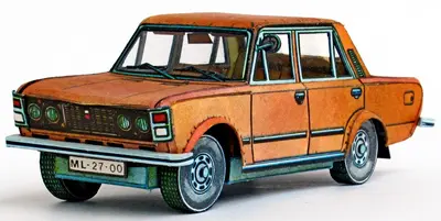 [ABC 1976-01] Fiat 125-52纸模网 - 海量纸模型图纸下载