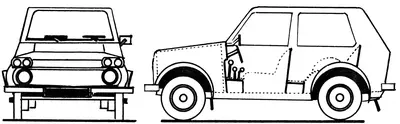 [ABC 1976-12] VAZ 2121 - Niva-52纸模网 - 海量纸模型图纸下载