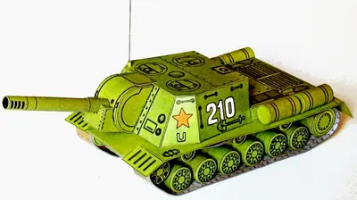 [ABC 1976-17] Self-Propelled Gun SU-152-52纸模网 - 海量纸模型图纸下载