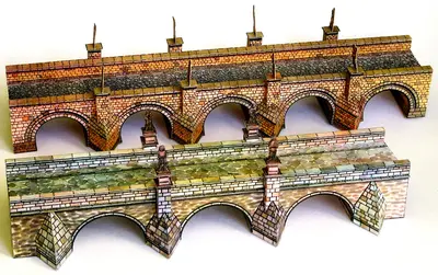 [ABC 1976-22] Model Railway Stone Bridge-52纸模网 - 海量纸模型图纸下载