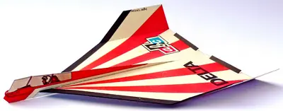 [ABC 1976-23] Hand-Launch Glider Delta-52纸模网 - 海量纸模型图纸下载