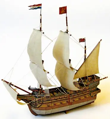 [ABC 1977-18] Galleon Albatros of the 16th Century-52纸模网 - 海量纸模型图纸下载