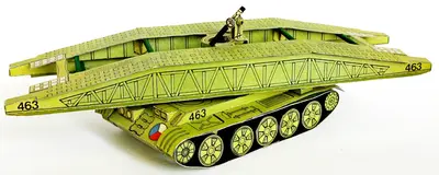 [ABC 1978-10] Bridge-Laying Tank-52纸模网 - 海量纸模型图纸下载
