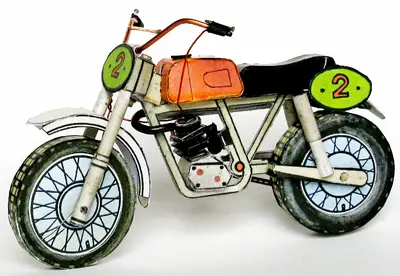[ABC 1978-10] Racing Motorcycle Muller-52纸模网 - 海量纸模型图纸下载