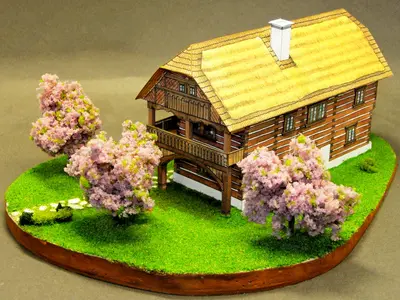 [ABC 1978-14] Folk Buildings of North Bohemia-52纸模网 - 海量纸模型图纸下载