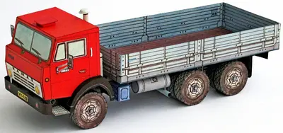 [ABC 1978-18] Truck Kamaz 5320-52纸模网 - 海量纸模型图纸下载