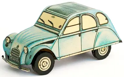 [ABC 1978-19] Citroen 2CV-52纸模网 - 海量纸模型图纸下载