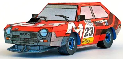 [ABC 1978-23] Fiat Ritmo Abarth-52纸模网 - 海量纸模型图纸下载