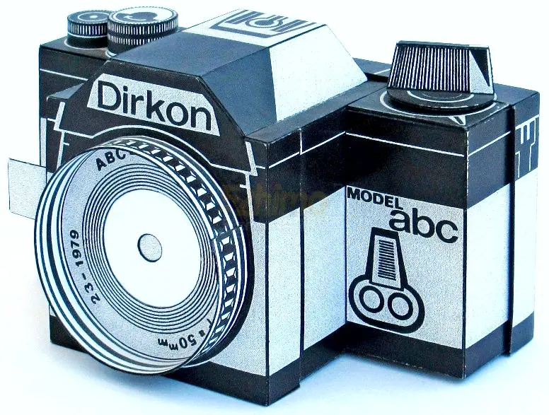 [ABC 1983-20] Camera Dirkon-52纸模网 - 海量纸模型图纸下载