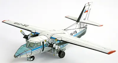 [ABC 1979-02] Turbolet L410 UVP-52纸模网 - 海量纸模型图纸下载