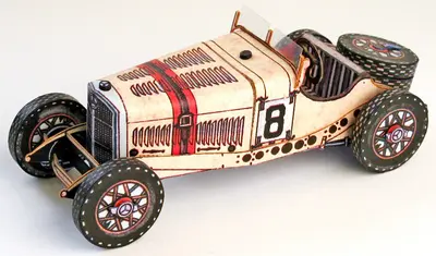 [ABC 1979-19] Mercedes-Benz SSKL-52纸模网 - 海量纸模型图纸下载
