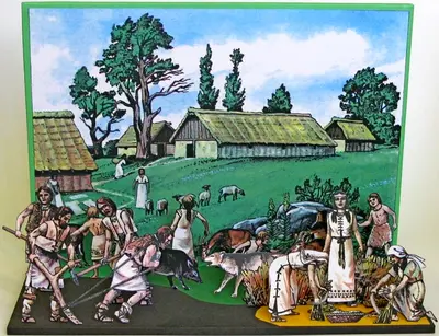 [ABC 1980-04] Diorama First Farmers-52纸模网 - 海量纸模型图纸下载
