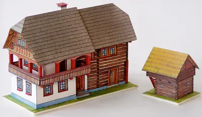 [ABC 1980-11] Buildings from the Krkonose Foothills and Central Bohemia-52纸模网 - 海量纸模型图纸下载