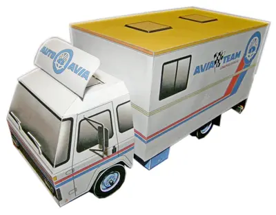 [ABC 1980-11] Transport Truck Avia-52纸模网 - 海量纸模型图纸下载