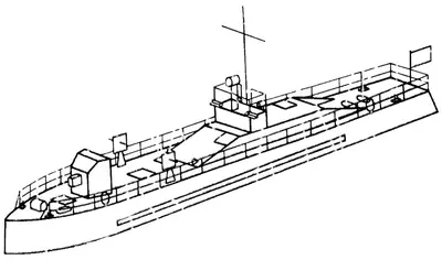 [ABC 1980-12] Amur Gunboat Pika-52纸模网 - 海量纸模型图纸下载
