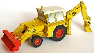 [ABC 1980-16] Construction Machine JCB 3C-52纸模网 - 海量纸模型图纸下载