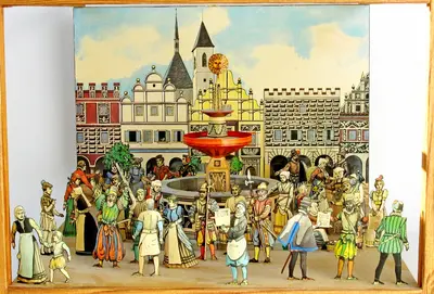 [ABC 1980-17] Town Square in the 16th Century-52纸模网 - 海量纸模型图纸下载