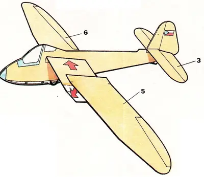 [ABC 1980-22] Hand-Launch Glider Galanka-52纸模网 - 海量纸模型图纸下载