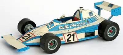 [ABC 1980-23] Racing Car Avia AE-2-52纸模网 - 海量纸模型图纸下载