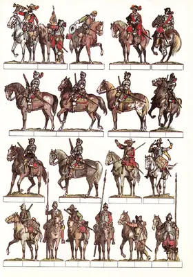 [ABC 1981-02] Thirty Years' War Soldiers-52纸模网 - 海量纸模型图纸下载
