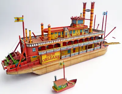 [ABC 1981-05] Steamboat New Orleans-52纸模网 - 海量纸模型图纸下载