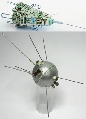 [ABC 1981-10] Satellites Luna 1 and Sputnik 3-52纸模网 - 海量纸模型图纸下载