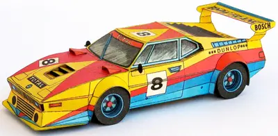 [ABC 1981-11] Racing Car Procar BMW M1-52纸模网 - 海量纸模型图纸下载