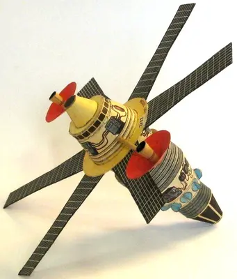 [ABC 1981-23] Satellite Molniya-52纸模网 - 海量纸模型图纸下载