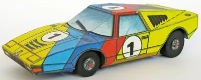 [ABC 1982-01] Car Alfa-52纸模网 - 海量纸模型图纸下载