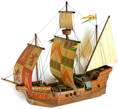[ABC 1982-07] Sailboat Isabela-52纸模网 - 海量纸模型图纸下载