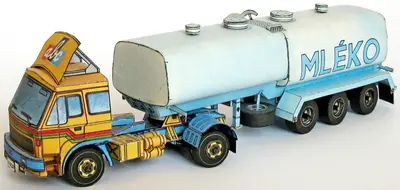 [ABC 1982-09-10] Tractor Skoda Liaz 100.47 Dairy Tanker Nc 312322-52纸模网 - 海量纸模型图纸下载