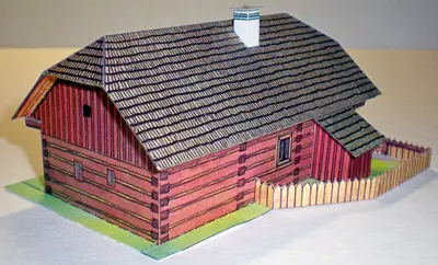[ABC 1982-11] Log Houses from the Brdy-52纸模网 - 海量纸模型图纸下载