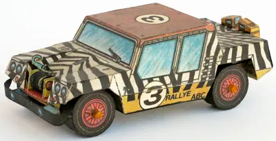 [ABC 1982-13] Rallye Car Gama - Lamborghini Cheetah-52纸模网 - 海量纸模型图纸下载