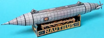 [ABC 1982-15] Submarine Nautilus-52纸模网 - 海量纸模型图纸下载