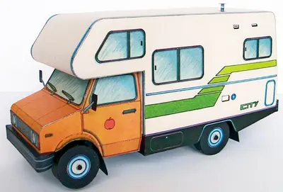 [ABC 1982-20] Bedford Caravan-52纸模网 - 海量纸模型图纸下载