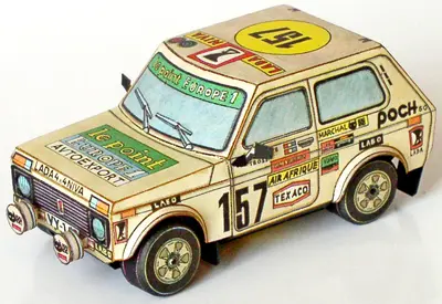 [ABC 1983-05] Lada Niva Dakar 82-52纸模网 - 海量纸模型图纸下载