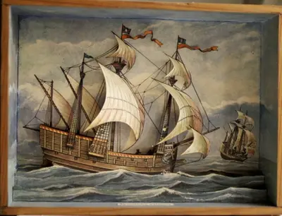 [ABC 1983-07] Spanish Galleon-52纸模网 - 海量纸模型图纸下载