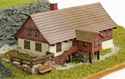 [ABC 1983-11] Cottage from the Jizera Mountains-52纸模网 - 海量纸模型图纸下载