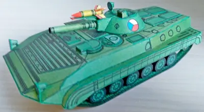 [ABC 1984-02] Infantry Fighting Vehicle-52纸模网 - 海量纸模型图纸下载