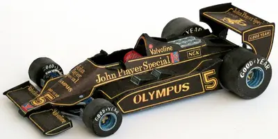 [ABC 1984-08] F1 Lotus 79 JPS-52纸模网 - 海量纸模型图纸下载