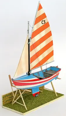 [ABC 1984-22] Sports Sailboat Mistral-52纸模网 - 海量纸模型图纸下载