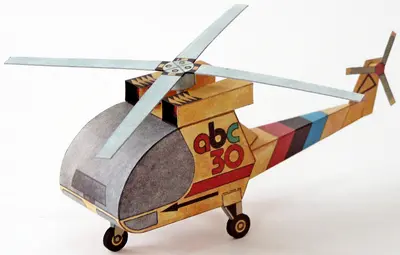 [ABC 1985-01] Helicopter ABC 30-52纸模网 - 海量纸模型图纸下载
