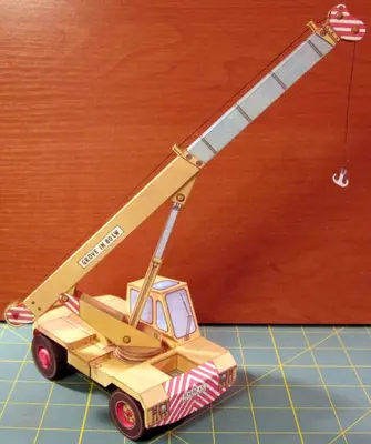 [ABC 1985-02] Telescopic Crane Growe - Bencini-52纸模网 - 海量纸模型图纸下载