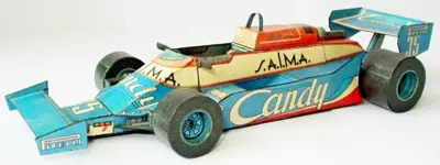 [ABC 1985-09] F1 Toleman TG181-52纸模网 - 海量纸模型图纸下载