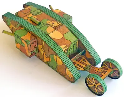 [ABC 1985-10] Tank Mark I-52纸模网 - 海量纸模型图纸下载