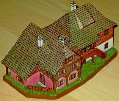 [ABC 1985-19] Folk Buildings of the North Bohemian Region-52纸模网 - 海量纸模型图纸下载