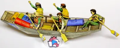 [ABC 1985-21] Rowboat Delfin-52纸模网 - 海量纸模型图纸下载