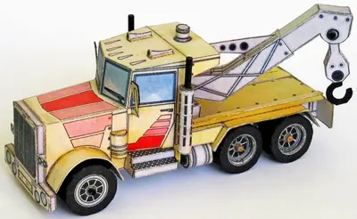 [ABC 1986-01] Concrete Block Transporter-52纸模网 - 海量纸模型图纸下载