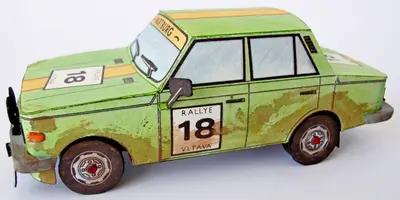 [ABC 1986-05] Wartburg 353S Rallye-52纸模网 - 海量纸模型图纸下载